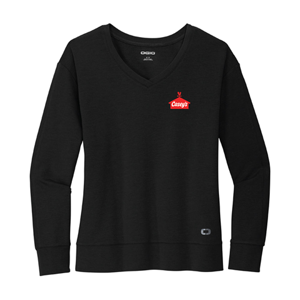 OGIO® Ladies Luuma Flex Long Sleeve V-Neck