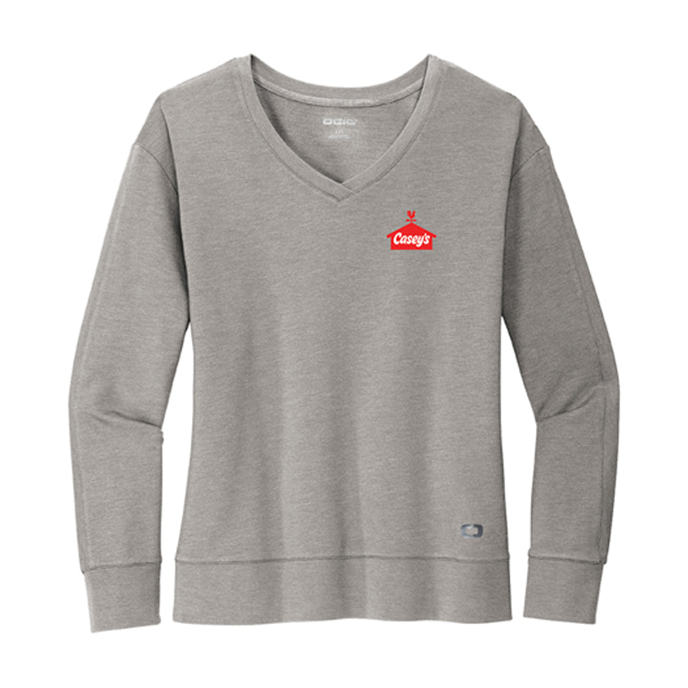 OGIO® Ladies Luuma Flex Long Sleeve V-Neck