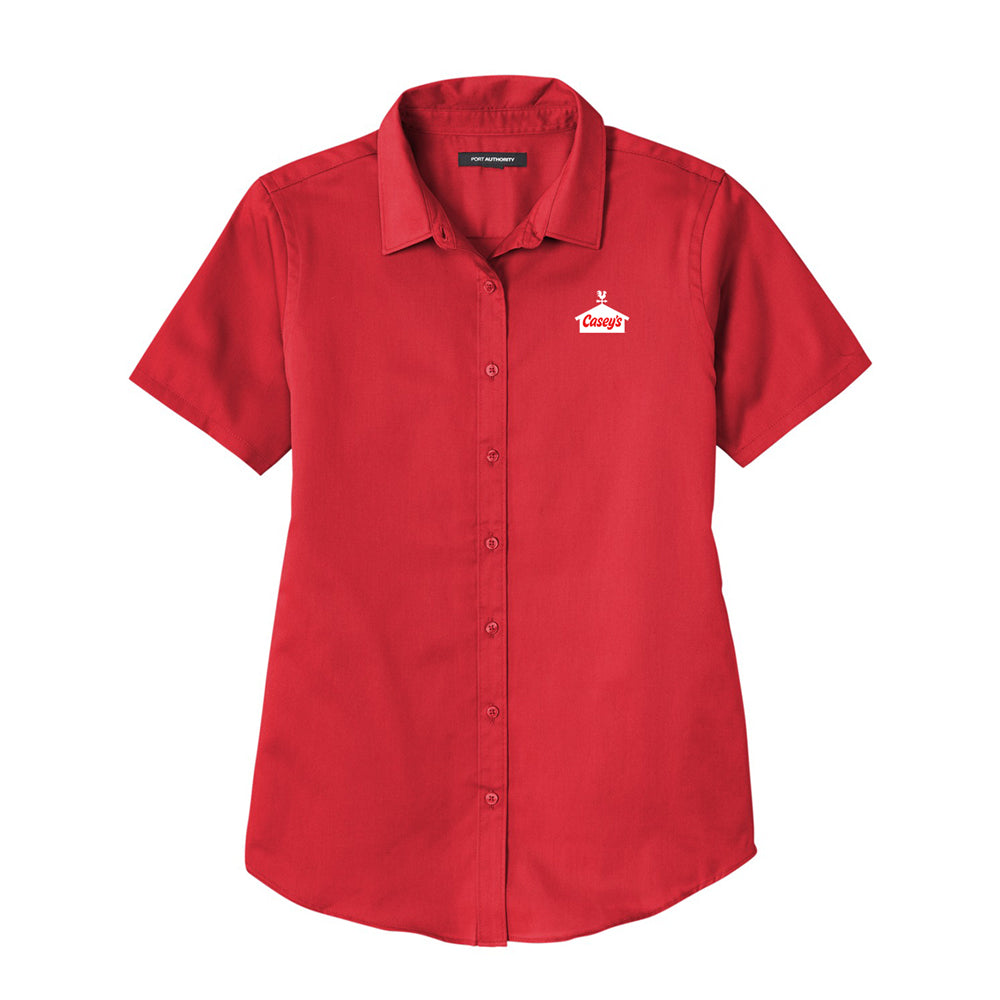 Port Authority® Ladies Short Sleeve SuperPro ReactTwill Shirt