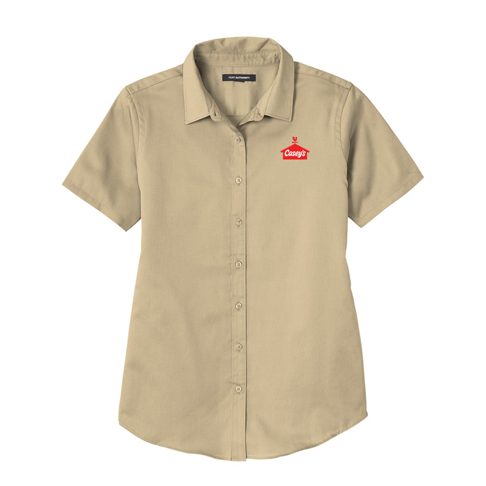 Port Authority® Ladies Short Sleeve SuperPro ReactTwill Shirt