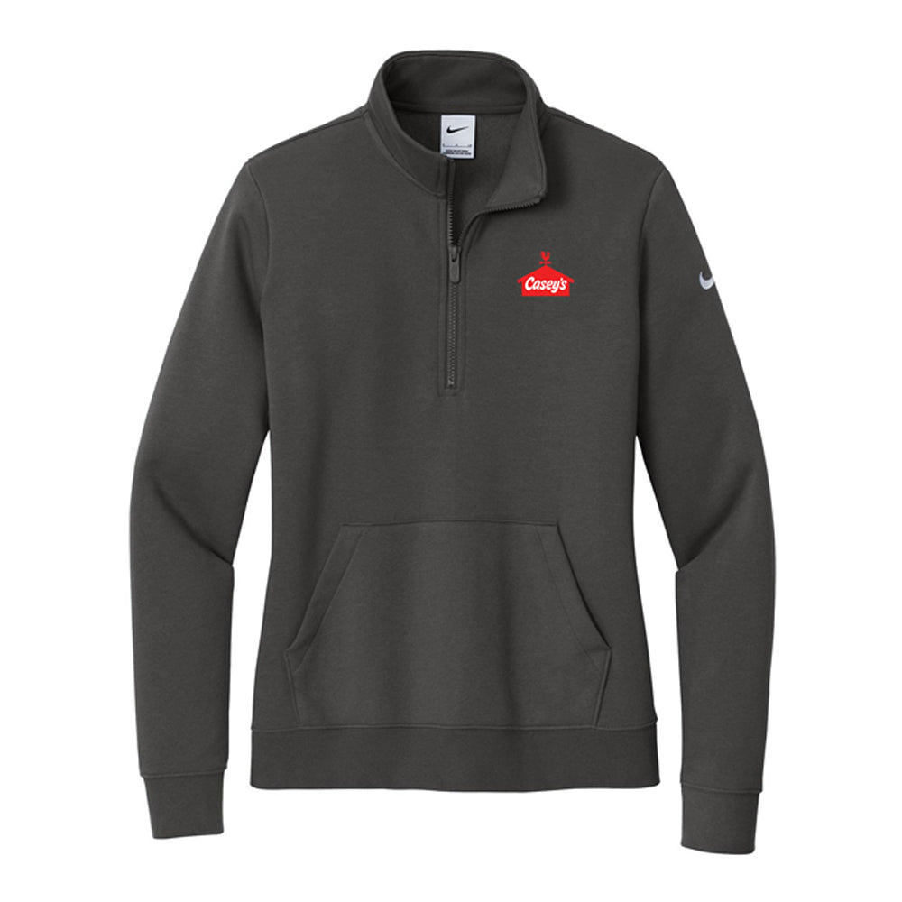 Nike Ladies Club Fleece Sleeve Swoosh 1/2-Zip