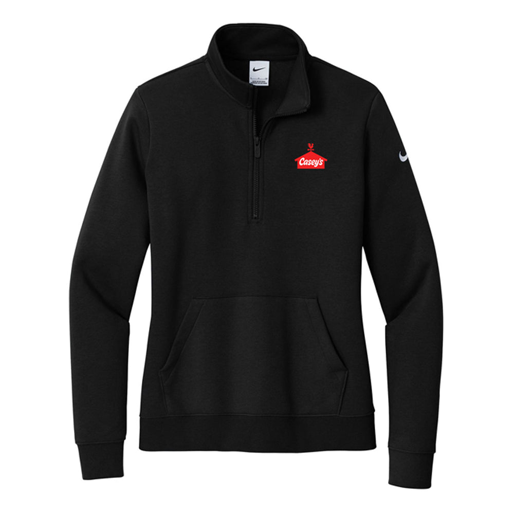 Nike Ladies Club Fleece Sleeve Swoosh 1/2-Zip