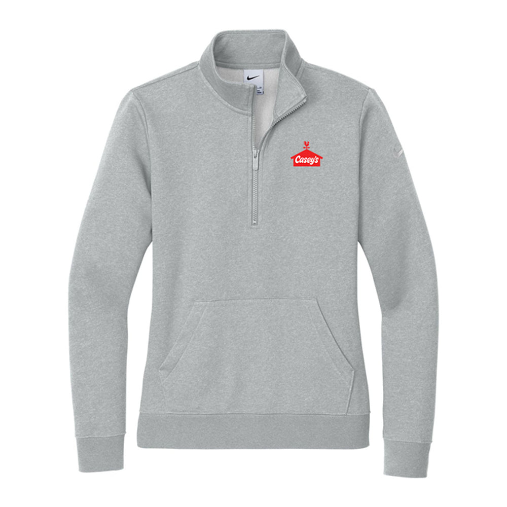 Nike Ladies Club Fleece Sleeve Swoosh 1/2-Zip
