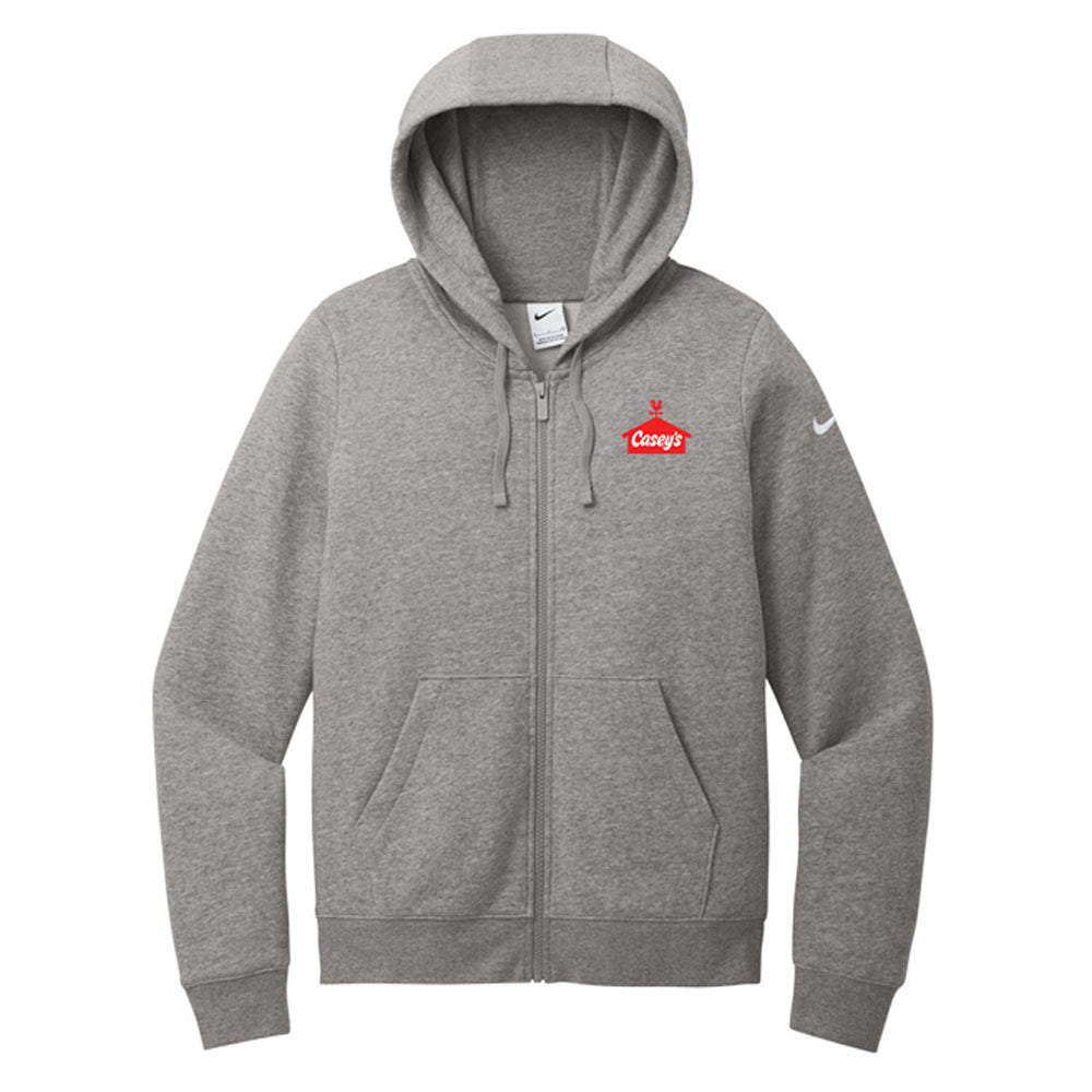 Nike Ladies Club Fleece Sleeve Swoosh Full-Zip Hoodie