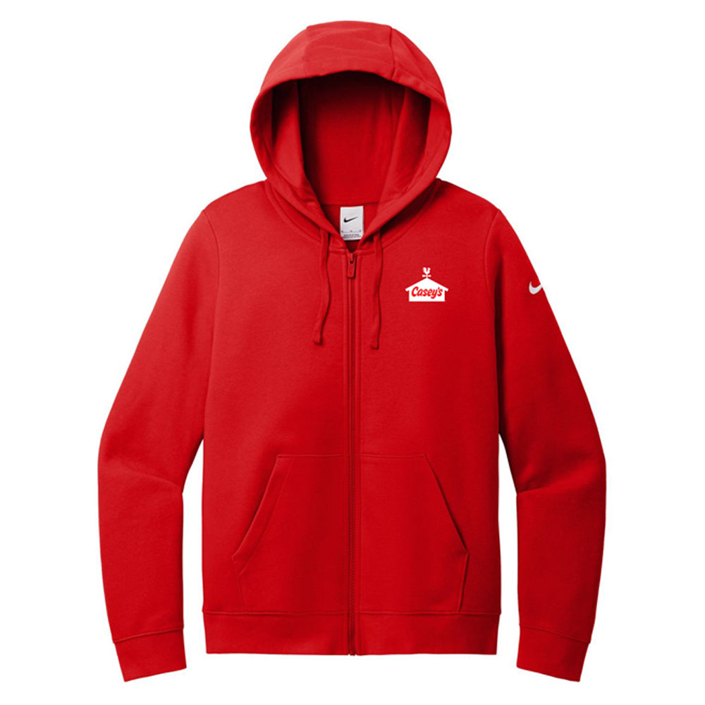 Nike Ladies Club Fleece Sleeve Swoosh Full-Zip Hoodie