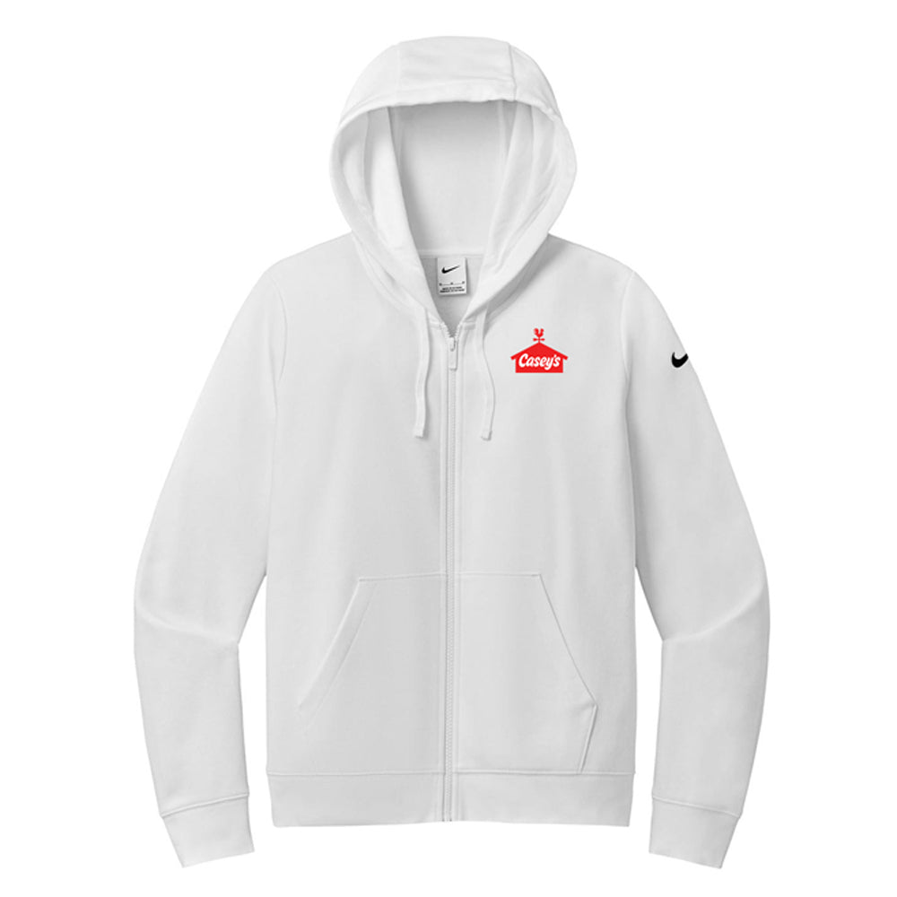 Nike Ladies Club Fleece Sleeve Swoosh Full-Zip Hoodie