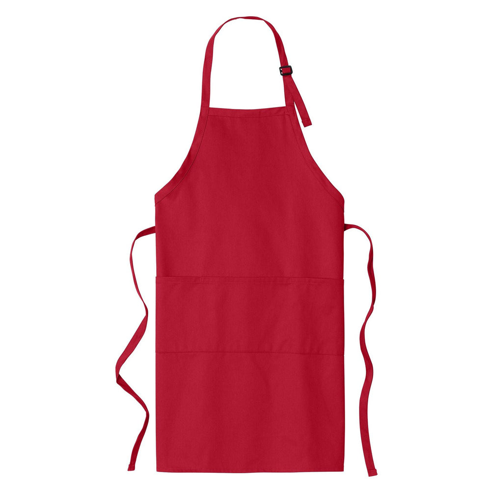 Port Authority® Easy Care Extra Long Bib Apron with Stain Release