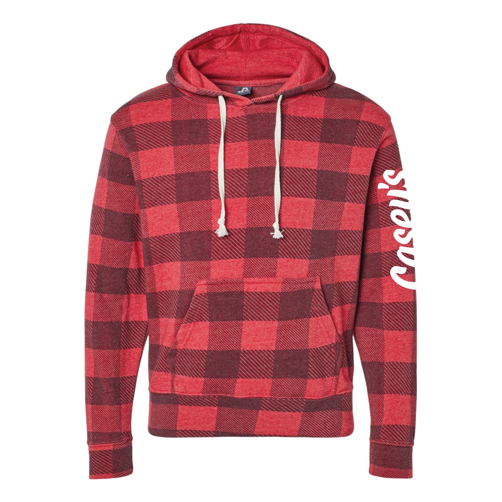 J. America Men's Triblend Fleece Hooded Sweatshirt