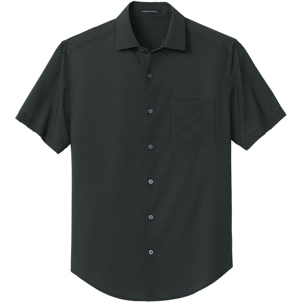 Deep Black Triangle Print