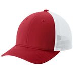 Deep Red/ White