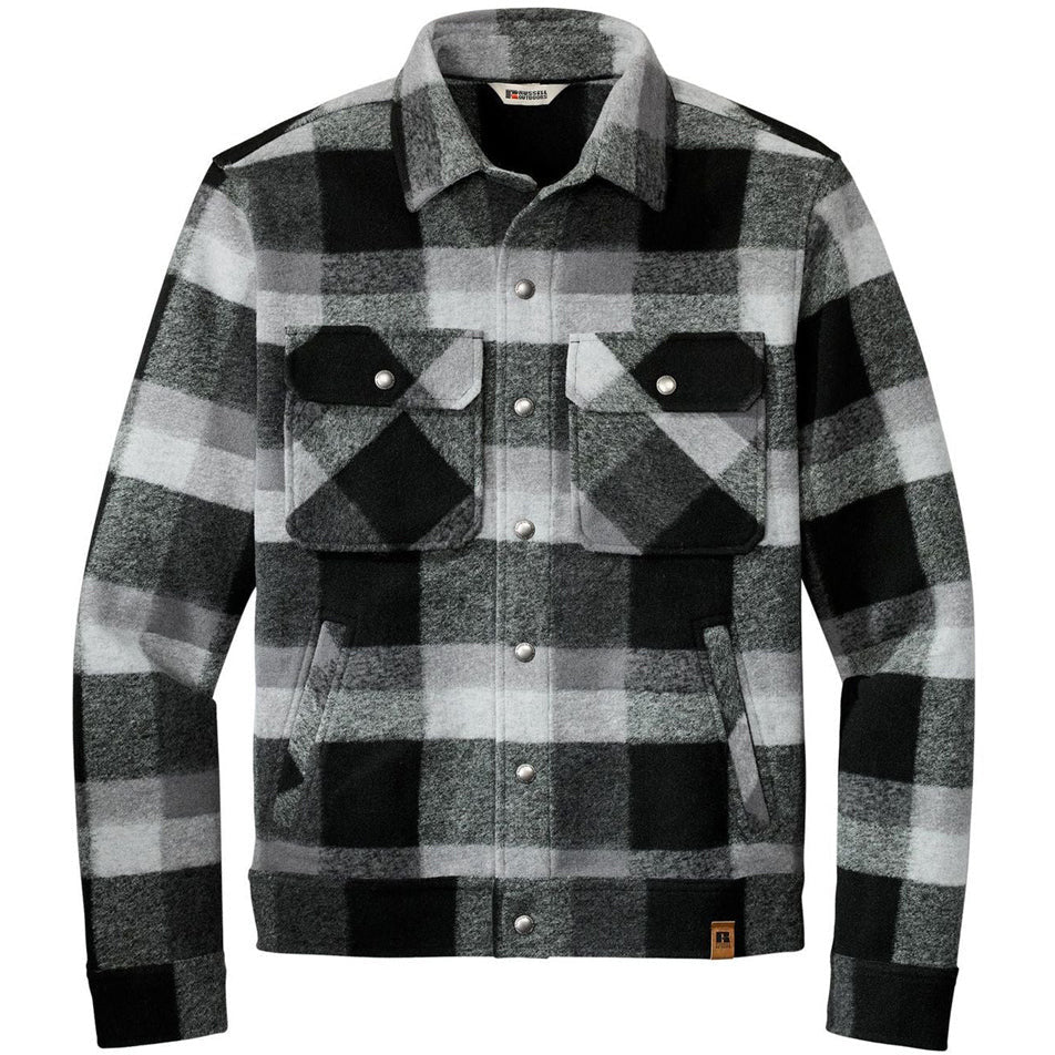 Deep Black Plaid