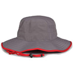 Dark Grey/ Red