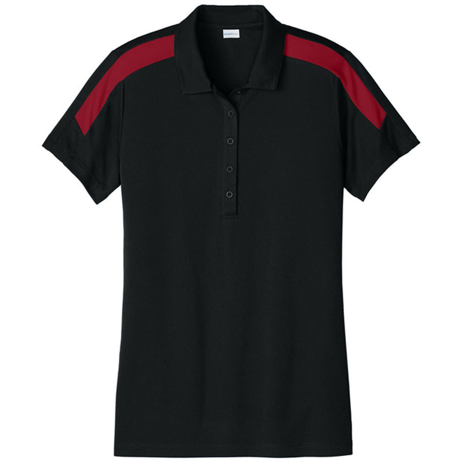 Black/ Deep Red