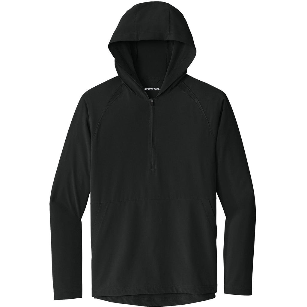 Sport-Tek Repeat 1/2-Zip Long Sleeve Hooded Jacket