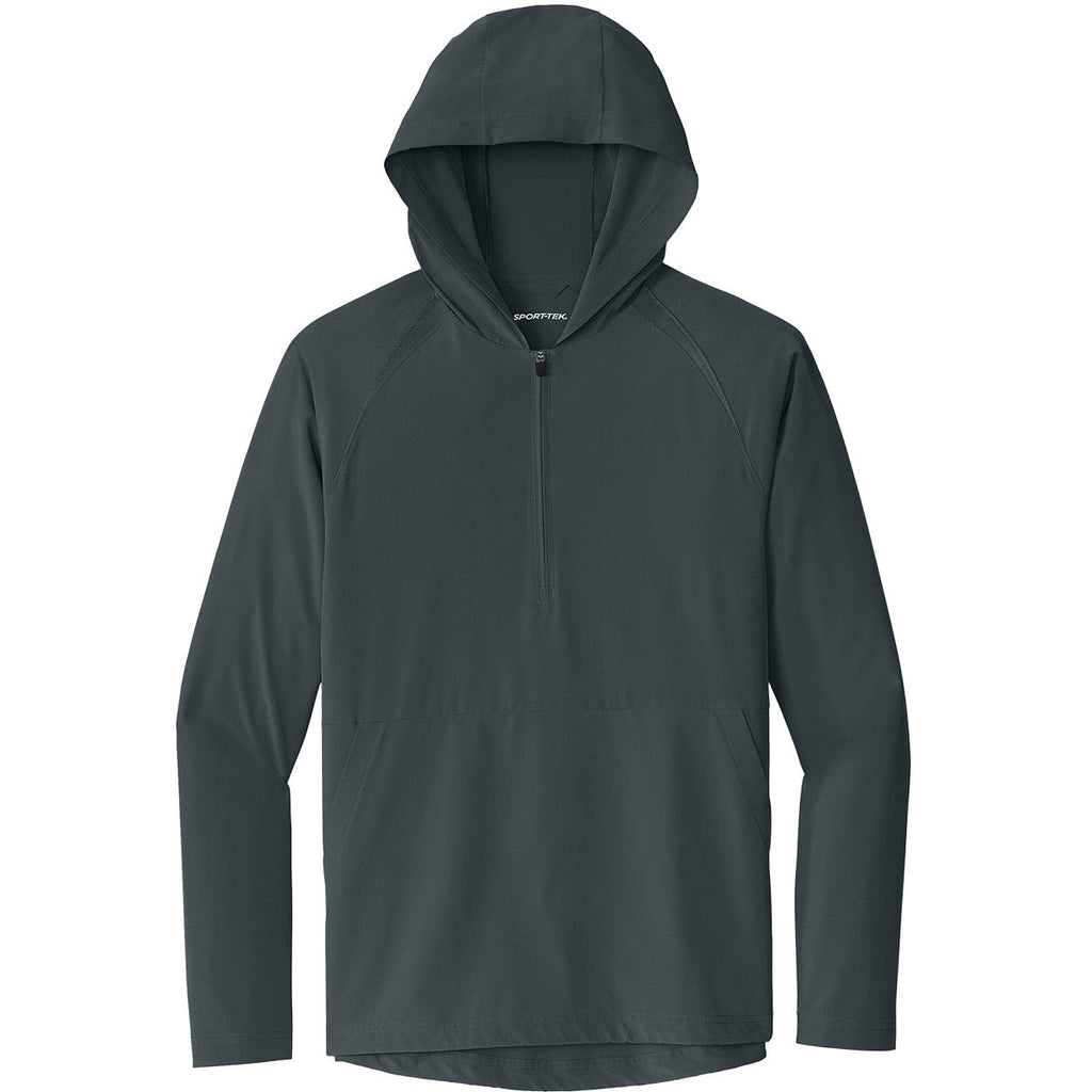 Sport-Tek Repeat 1/2-Zip Long Sleeve Hooded Jacket