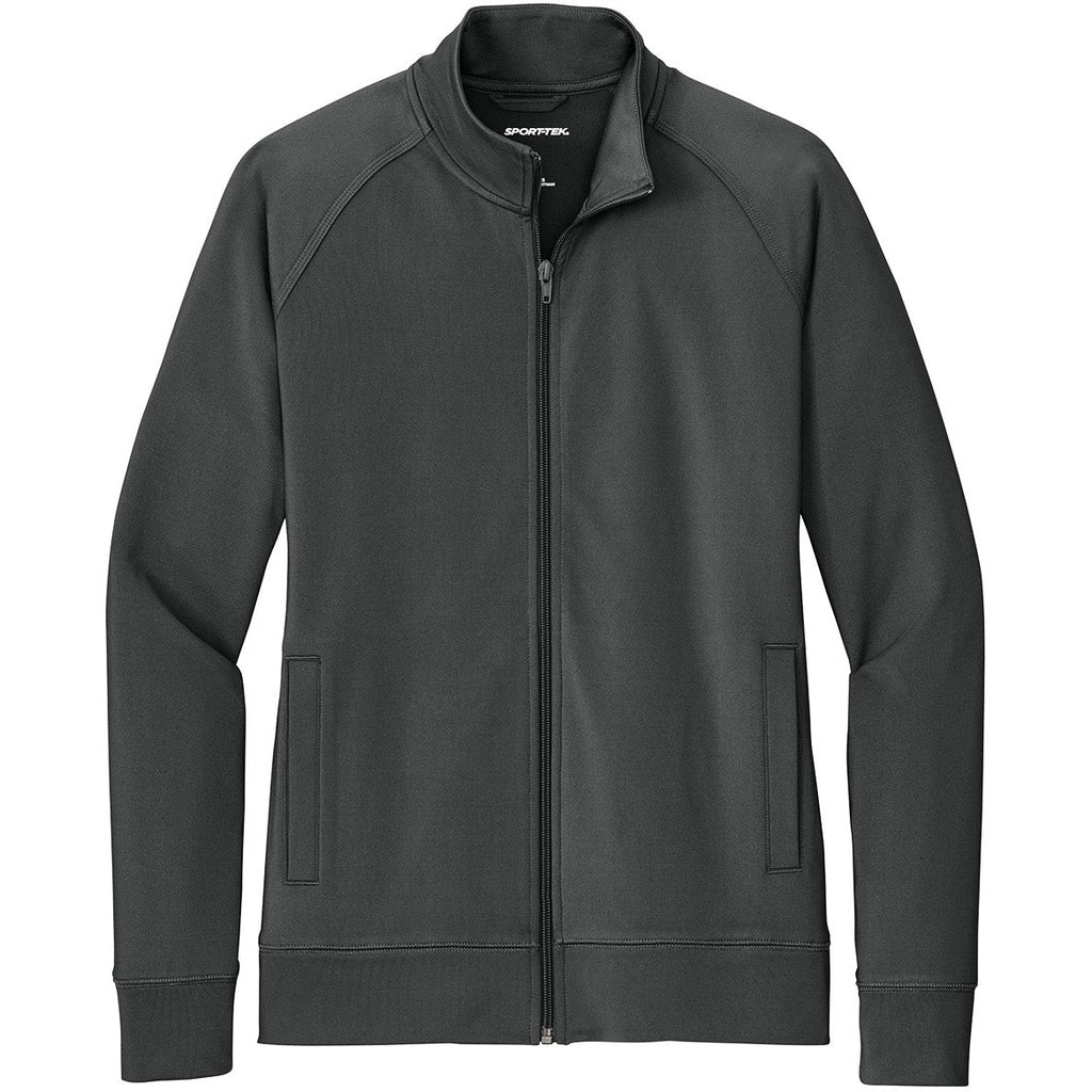 Sport-Tek Ladies Sport-Wick Stretch Full-Zip Cadet Jacket