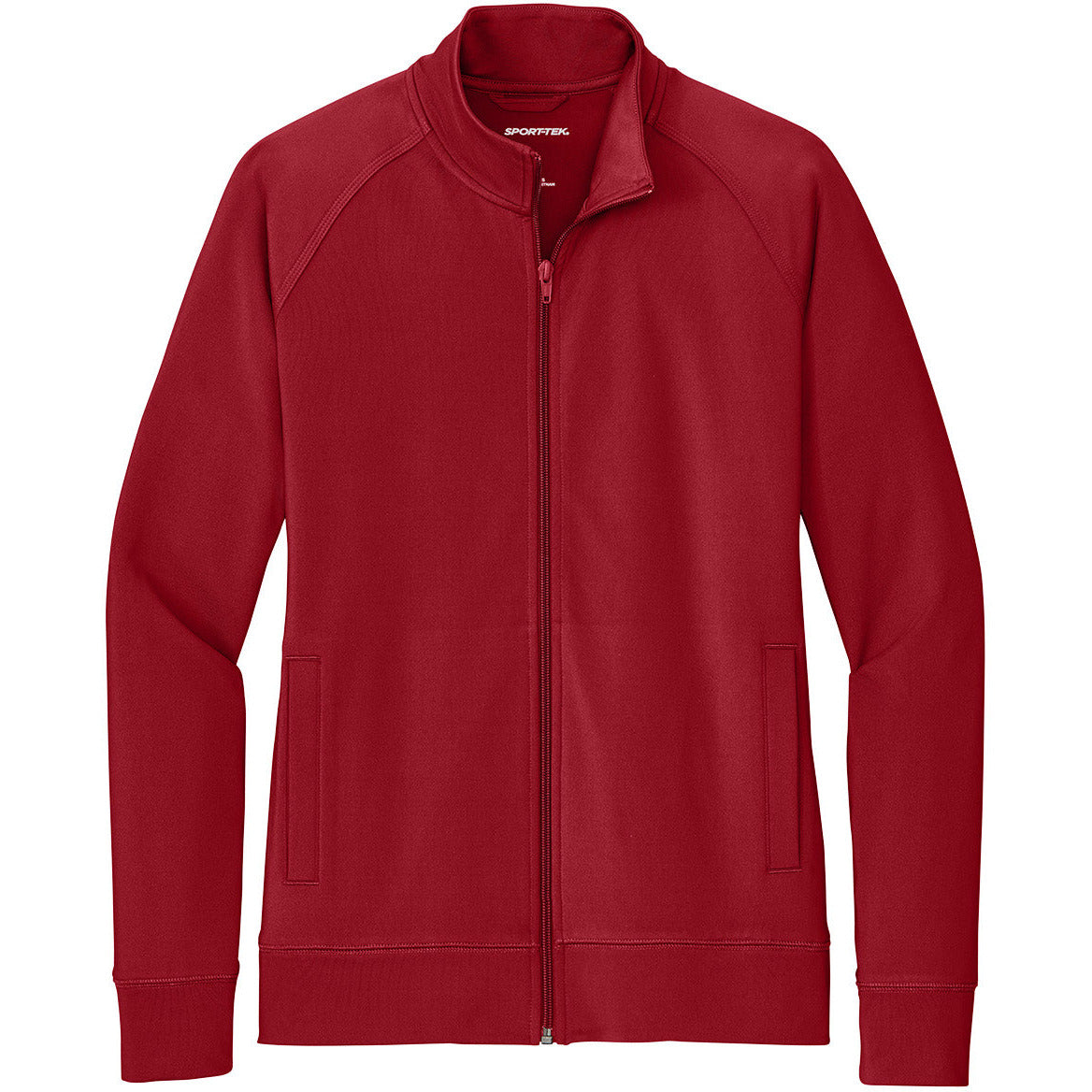 Sport-Tek Ladies Sport-Wick Stretch Full-Zip Cadet Jacket