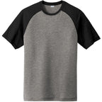 Sport-Tek ® PosiCharge ® Tri-Blend Wicking Raglan Tee