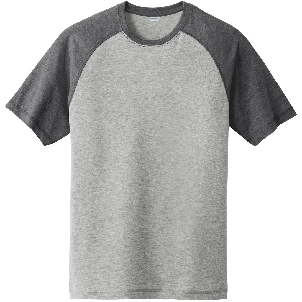 Sport-Tek ® PosiCharge ® Tri-Blend Wicking Raglan Tee