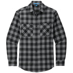 Grey/ Black Buffalo Check