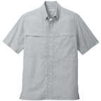 Silver/ Gusty Grey Crosshatch