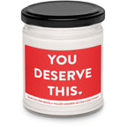 Scented soy candle