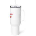 Travel mug with a handle
