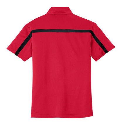 Port Authority® Silk Touch Performance Colorblock Stripe Polo